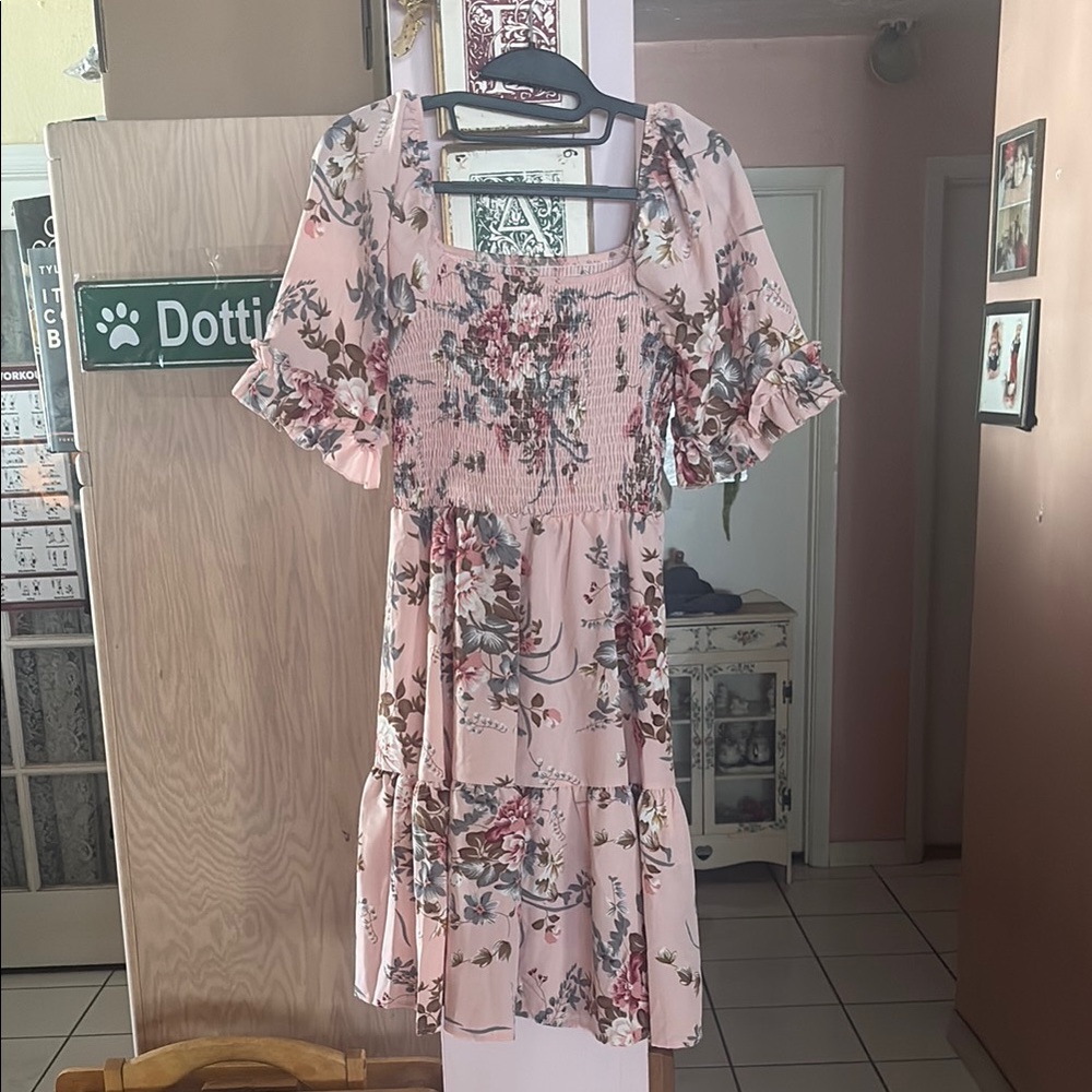 Floral Pink Dress